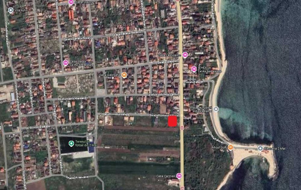 Teren intravilan  CC-1000 mp 2 Mai – Deschidere 20m, Utilități ,direct proprietar, strada Domnita Balasa nr 29 - oportunitate