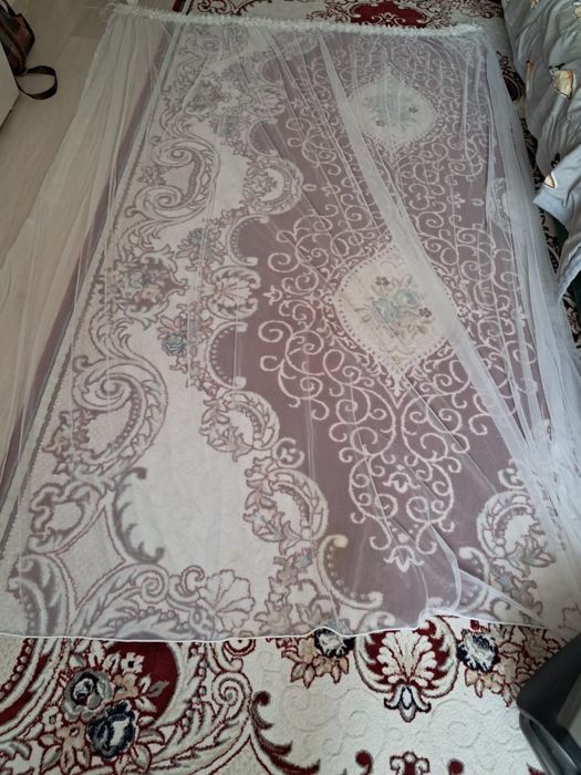 Продам тюль со шторами