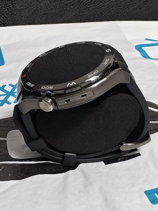 КАТО НОВ 48mm Huawei watch Ultimate ЗОРА Гаранция 2026г. Black | Черен