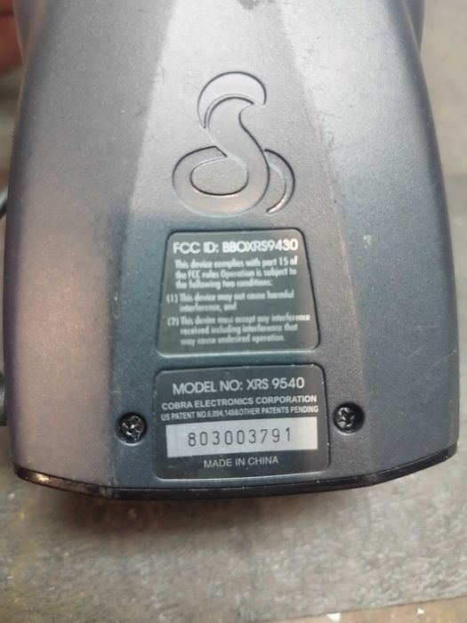 Detector radar auto COBRA 12 benzi model XRS 9540