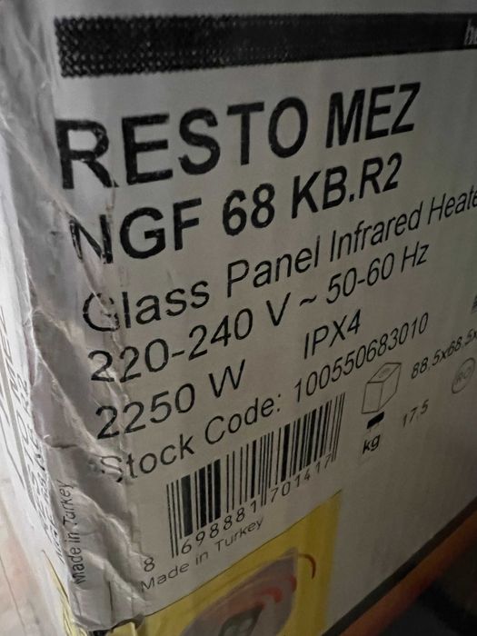 Panou de sticla incalzire cu infrarosu - NANO PLASMA HEATER