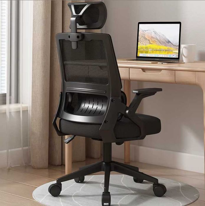 Scaun de Birou Ergonomic, inaltime reglabila, spatar, tetiera , manere