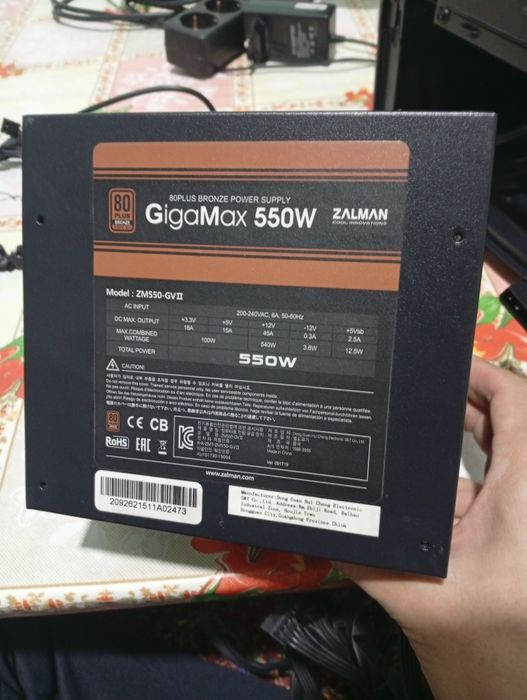 i3-10100F, ddr4 8gb, ssd m2 256gb, RX550 4gb