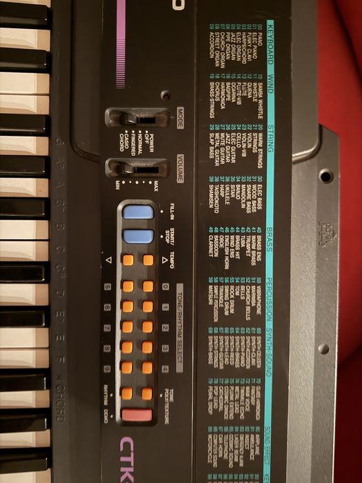 Vand orga Casio CTK-80 cu stativ