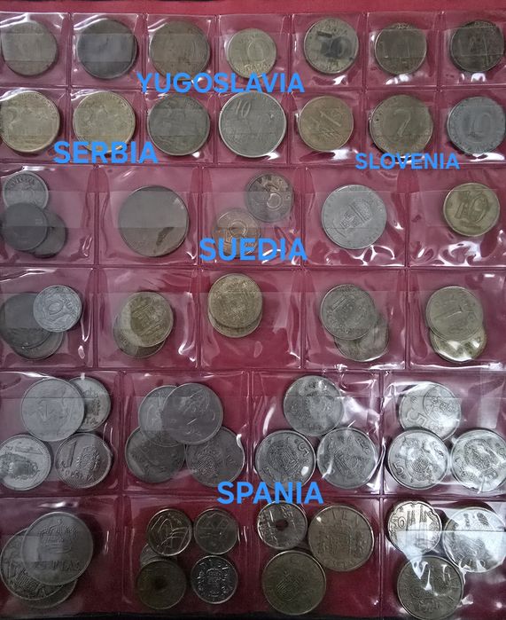 Monede vechi și actuale