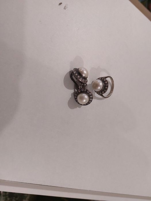 Наборы черненого серебра