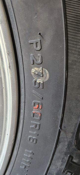 Шина с диском 275/60 r18 dunlop