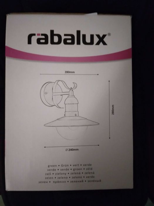 Rabalux - Corp de iluminat perete exterior