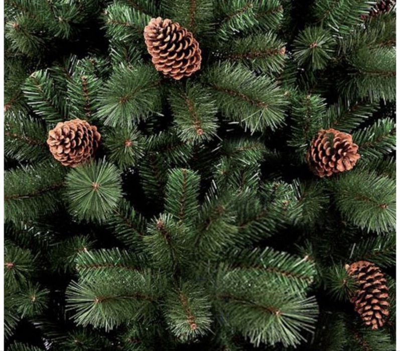 Brad artificial premium cu conuri 180cm