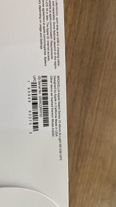 Vând Apple Watch Series 10
