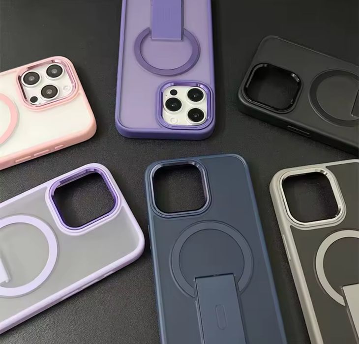Iphone 16 16 PRO 16 PRO MAX Husa Magsafe Matte Back cu Suport