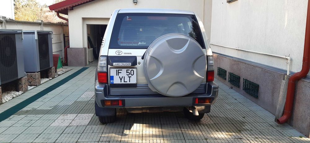 Toyota Land Cruiser KDJ95L , 2001, Diesel 4x4, 7 Locuri, Argintiu