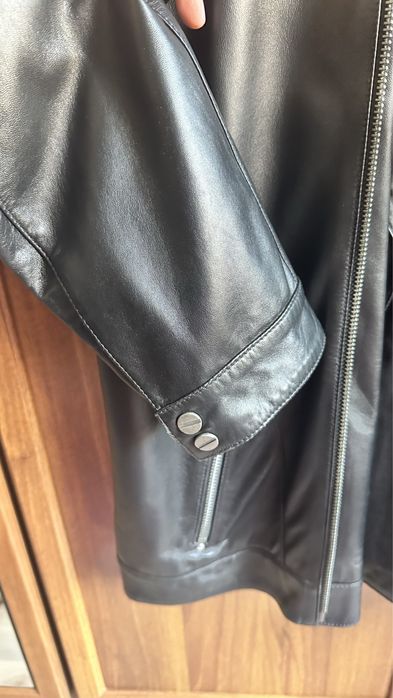 Естествена кожа , мъжко яке