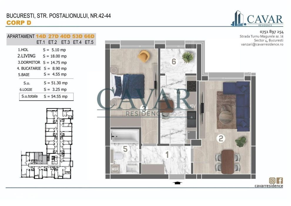 Alege responsabil. Alege Proiectele Cavar Residence — fotografia 3