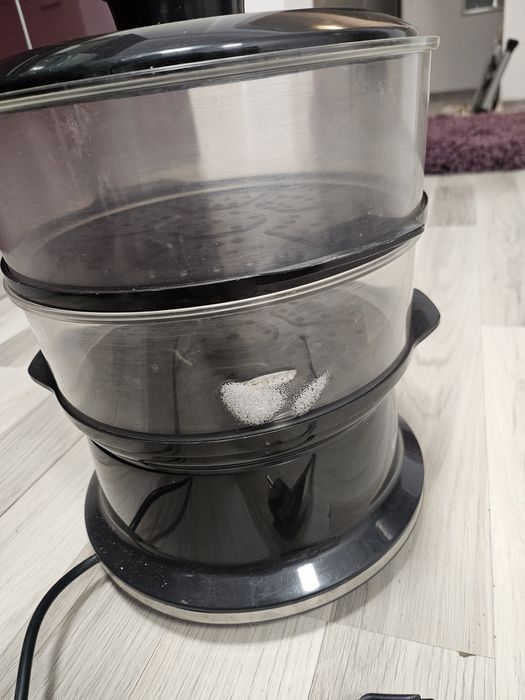 Aparat de gatit cu aburi Tefal VC 1401 , 980W , 6 l , 2 contain