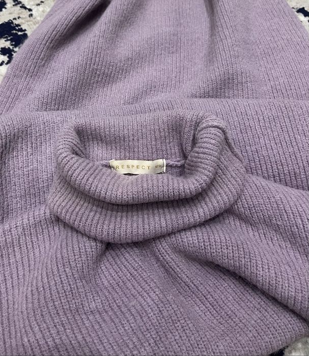 Платье теплое цвета лаванды