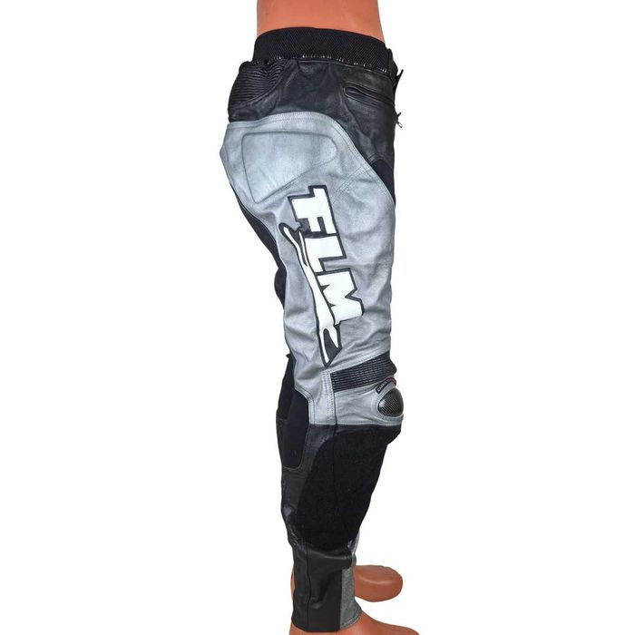 FLM Мъжки кожен спортен мото панталон | 26/Short | КАТО НОВ