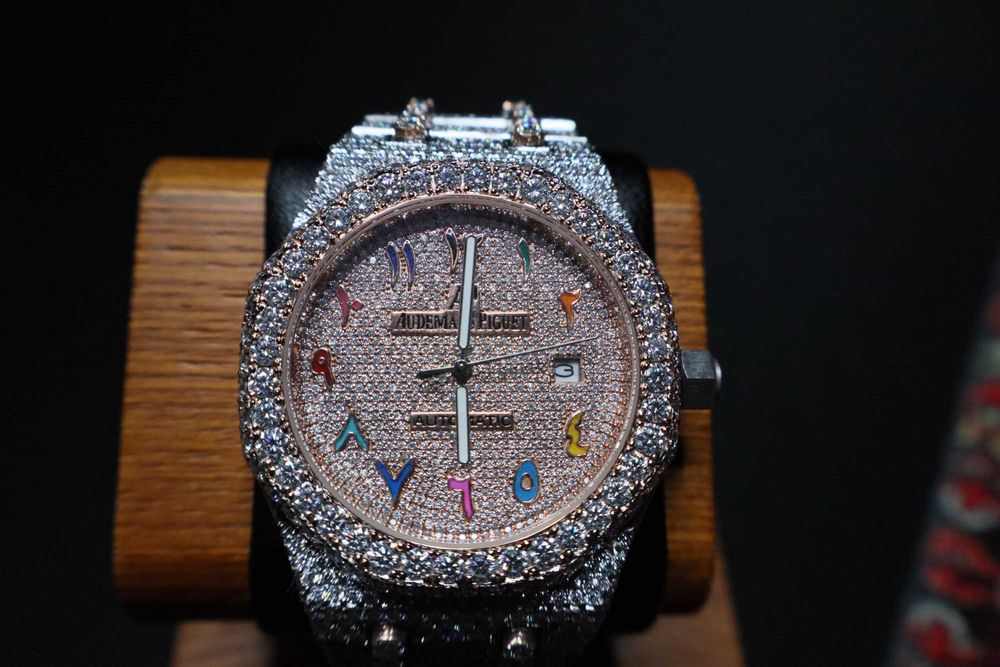 Ceas AP elegant 41mm Iced Out – calitate premium