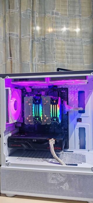 Бюджетно Геймърско PC Ryzen 5 5500/32Gb/512GB SSD+1000Gb HDD/Sapphire RX 6600/Гаранция