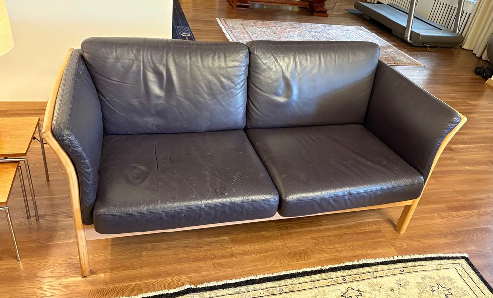 Винтидж датски 2-местен диван от Skalma