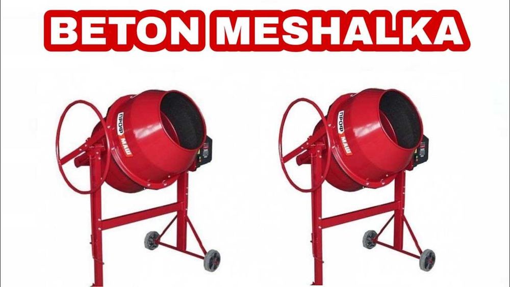 Betonameshalka arenda kotasi 250l va 200l betonameshalka prokat