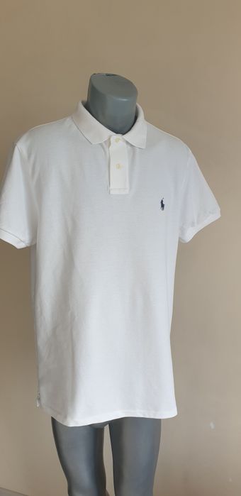 POLO Ralph Lauren Pique Cotton Slim Fit  XL НОВО ОРИГИНАЛ Мъжка Тениск