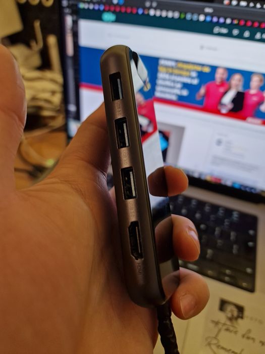 2 x hub USB C - Baseus + Noname HC07