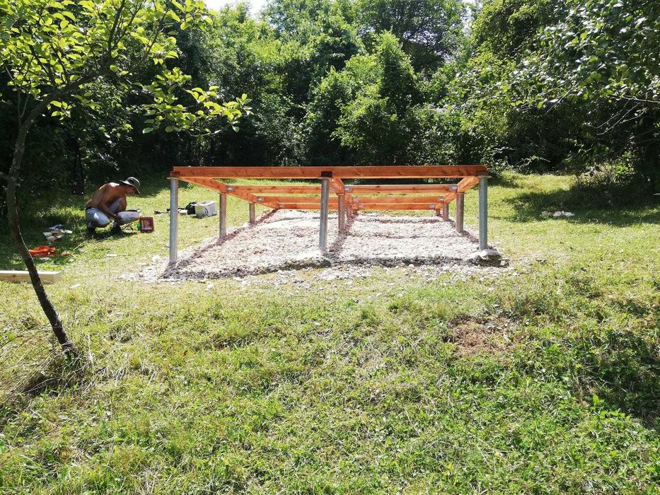 Piloni șurub fundație rapidă și economică