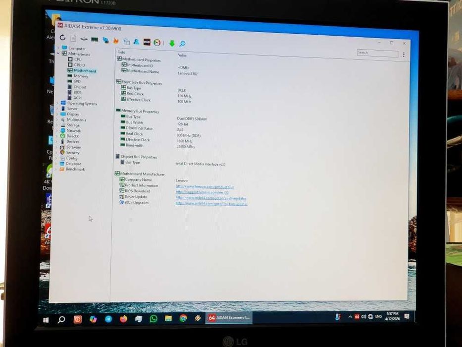 placa de baza laptop Lenovo G780, Lenovo 2182, QIWG7, LA-7983P Rev. 1.0