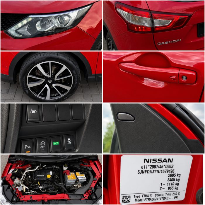 NISSAN QASHQAI 06/2016 TEKNA AUTOMAT 1.6 dCi‼️Navi Piele Led Camere Lane/Front/Side Assist‼️Rate - Cash - Garantie