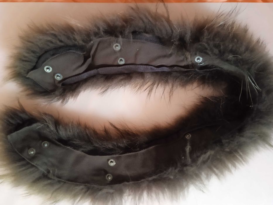 Яка от стествен косъм, сребърна норка