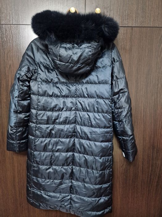 Двусторонний пальто-пуховик