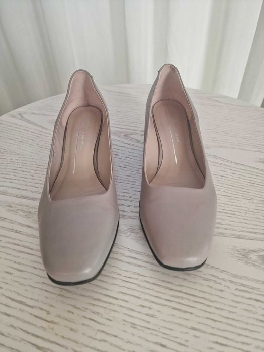 Pantofi ECCO, gri-bej, marimea 38