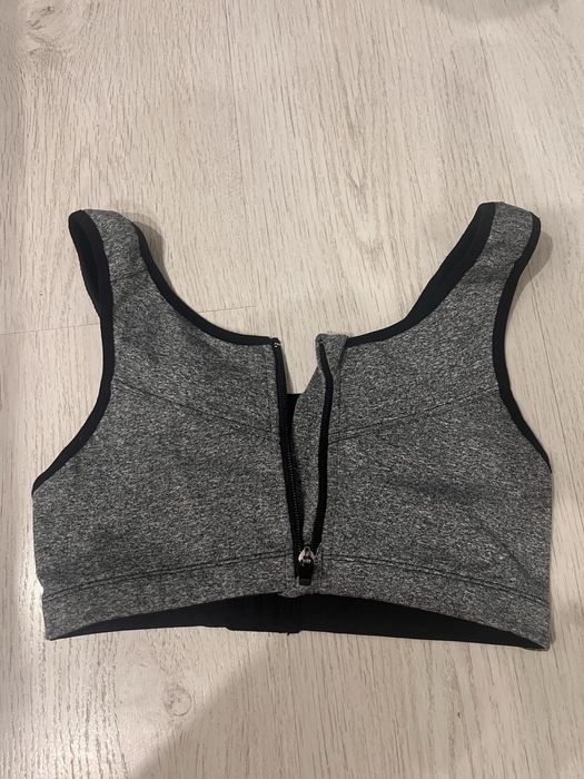 Спортно бюстие с цип отпред S/M