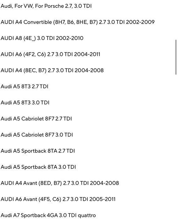 Kit reparatie garnituri admisie VW 2.7 3.0 clapeta Audi A6 Q5 Q7