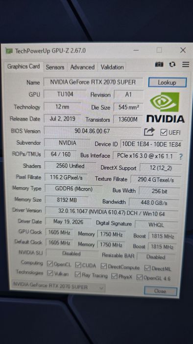 Palit Rtx 2070 JetStream