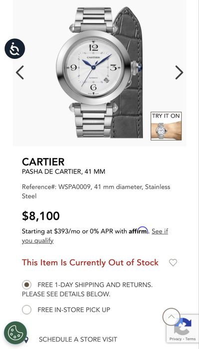 Cartier Pasha WSPA0009 – Carefully Owned