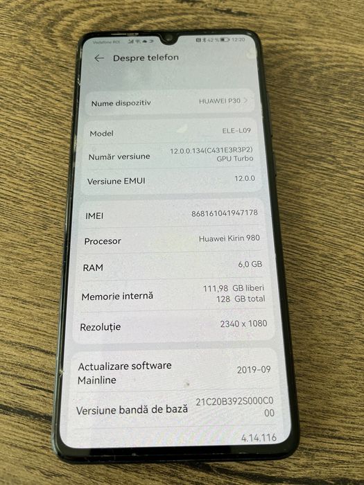 Huawei P30 ELE-L29