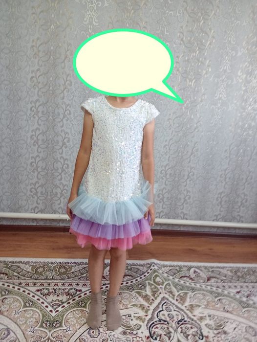 Платье нарядное для девочки 9-10лет, көйлек