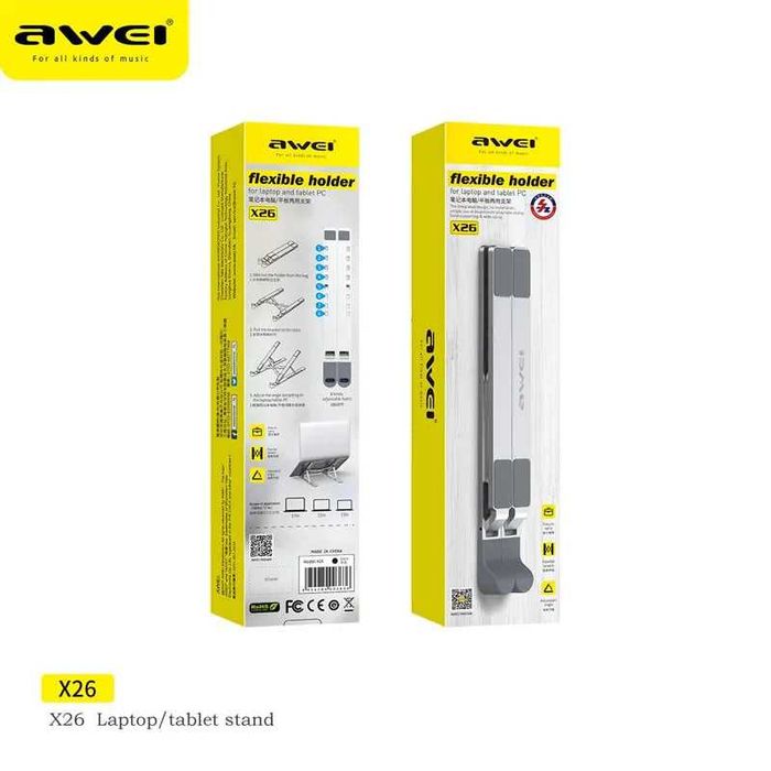 Складная подставка Awei X26 для ноутбуков и планшетов. Есть доставка