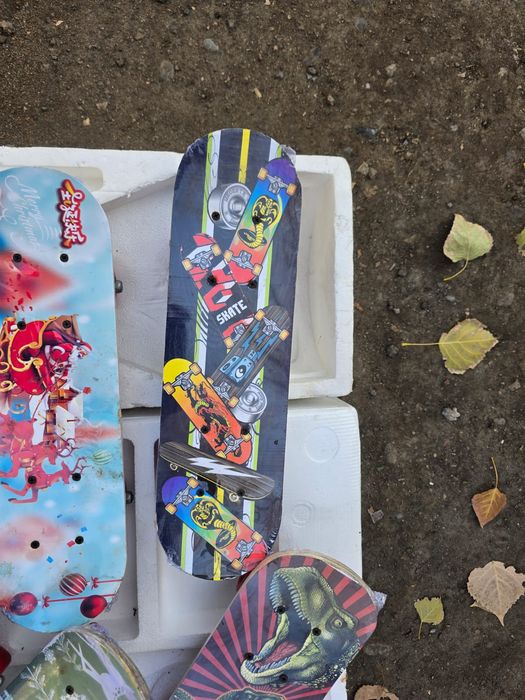 Скейт детский деревянный