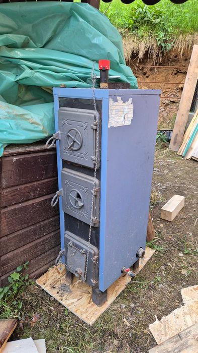 Centrală pe lemne Celsius V20, 19 kW + coș inox 5m