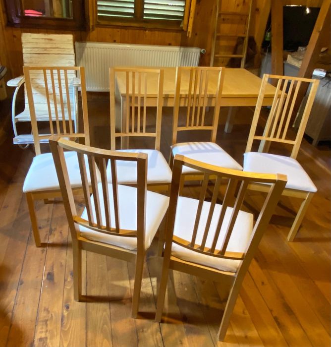 6 scaune IKEA solide