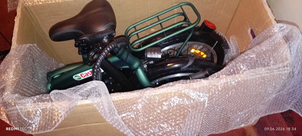 vind bicicleta electrica pliabila noua nouta  la cutie 2300 lei