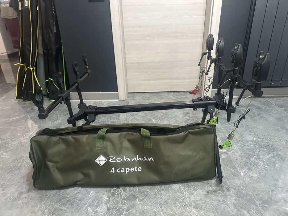 Rod Pod Robinhan 4 posturi – complet echipat cu 4 avertizori + 4 swingeri – nou