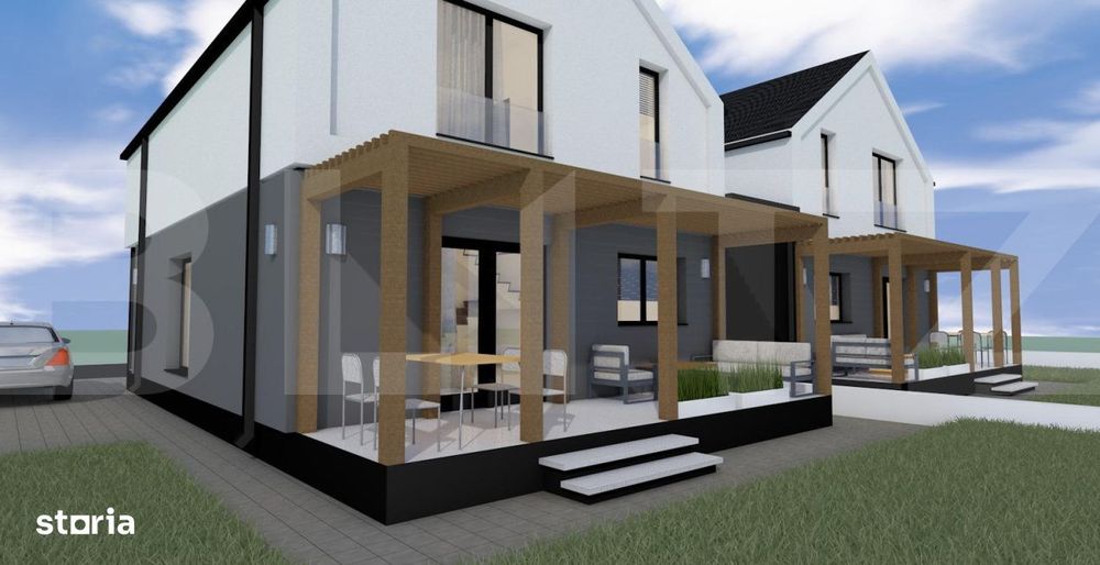 Duplex stil Nordic 4 camere Mosnita Noua