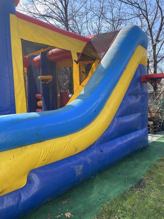 Надуваем Батут Пързалка 6 на 6 метра