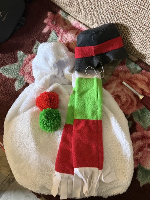 Костюм снеговик прокат