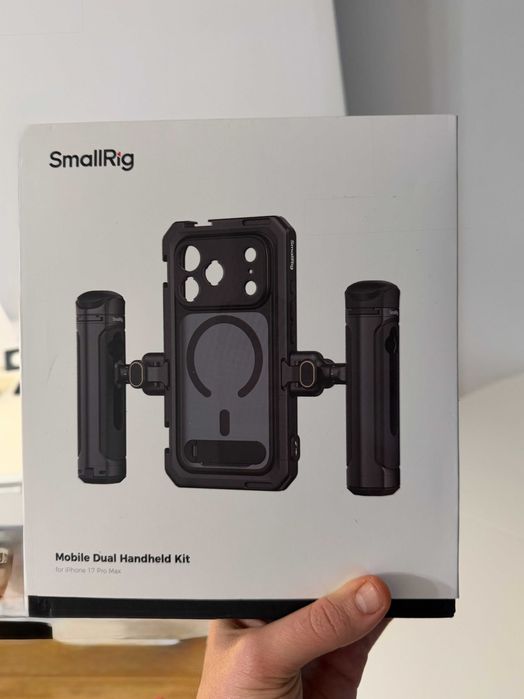 Smallrig 5541 - iPhone 17 Pro Max Mobile Dual Handheld Kit Lens Mount