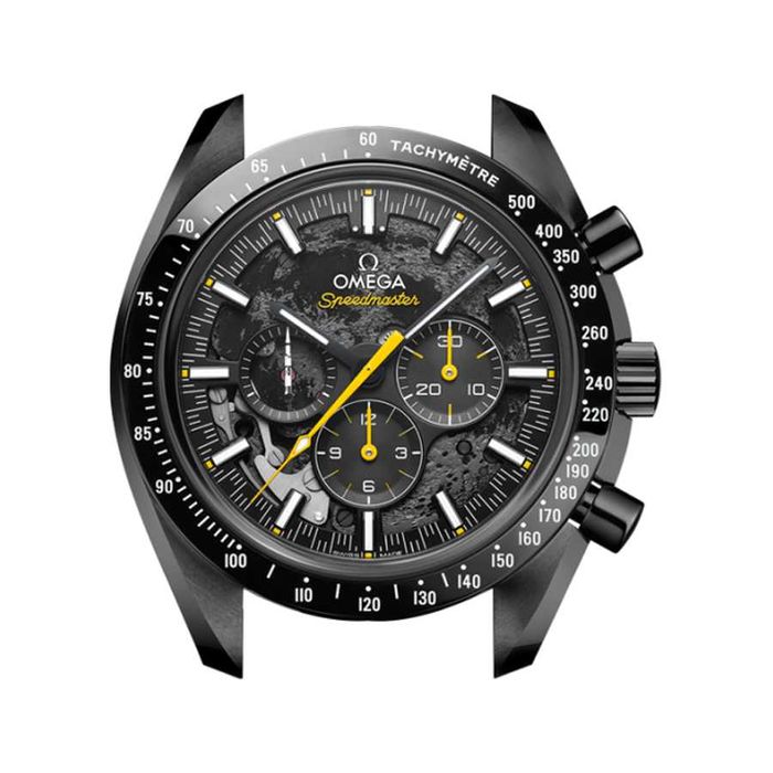 OMEGA Speedmaster Dark Side of the Moon "Apollo 8" - Чисто нов, Пълен комплект
